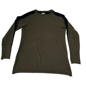 LABO.ART  Pullover Long Sleeve Raw Hem & Cuffs  Top Size 1 Colorblock
